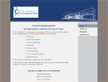 Tablet Screenshot of ocglazing.com